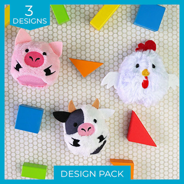 Barnyard Buddies (In-the-Hoop) Design Pack - Image 6