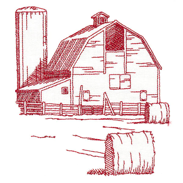 Barnyard Etchings - Barn - Image 7