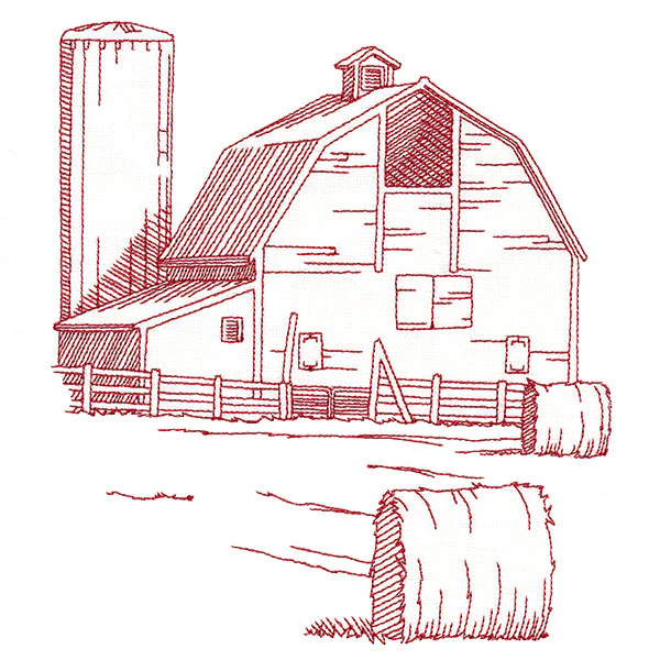 Barnyard Etchings - Barn - Image 9