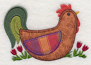 Barnyard Rooster (Heirloom Applique) - Image 3