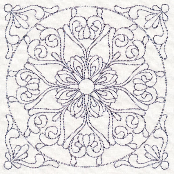 Baroque Beauty Quilting Square 4 (Double Run) - Image 2