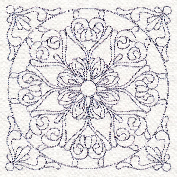 Baroque Beauty Quilting Square 4 (Double Run) - Image 3