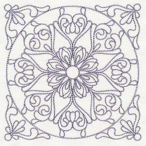 Baroque Beauty Quilting Square 4 (Double Run) - Image 4