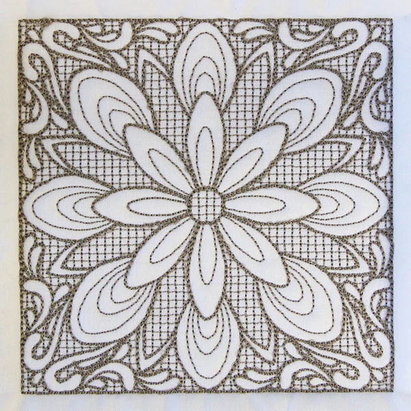 Baroque Beauty Square 1 (Trapunto) - Image 5