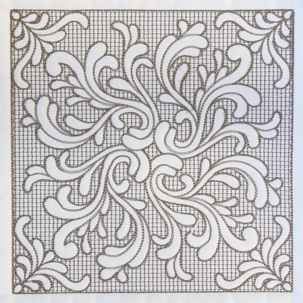 Baroque Beauty Square 3 (Trapunto) - Image 2