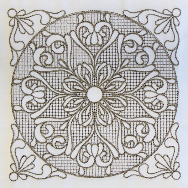 Baroque Beauty Square 4 (Trapunto) - Image 3