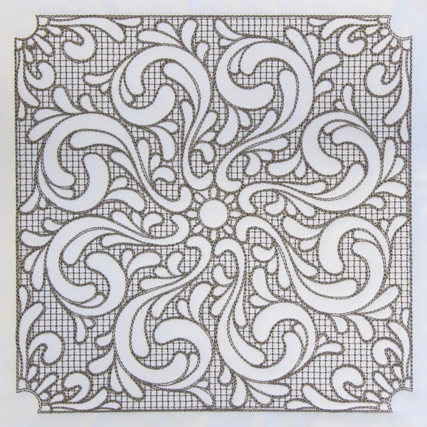 Baroque Beauty Square 5 (Trapunto) - Image 2