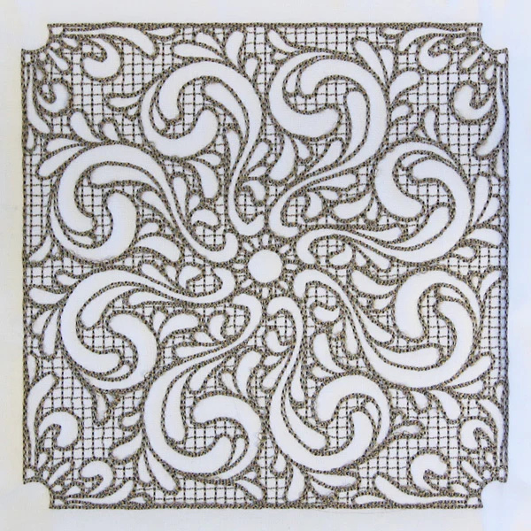 Baroque Beauty Square 5 (Trapunto) - Image 4