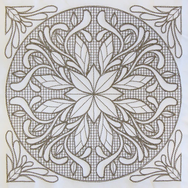Baroque Beauty Square 6 (Trapunto) - Image 2