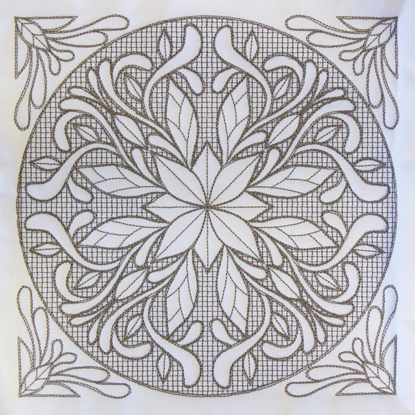 Baroque Beauty Square 6 (Trapunto) - Image 6