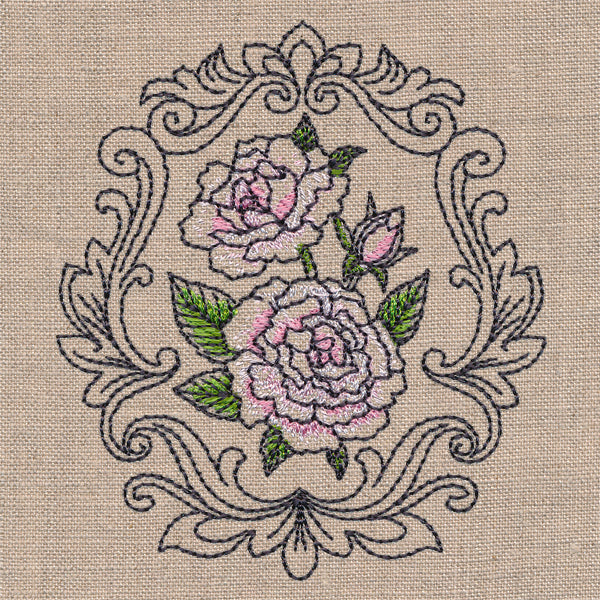 Baroque Blooms Cameo - Madame Alfred Carriere Rose - Image 4