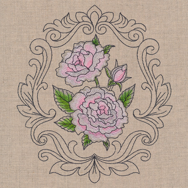 Baroque Blooms Cameo - Madame Alfred Carriere Rose - Image 5