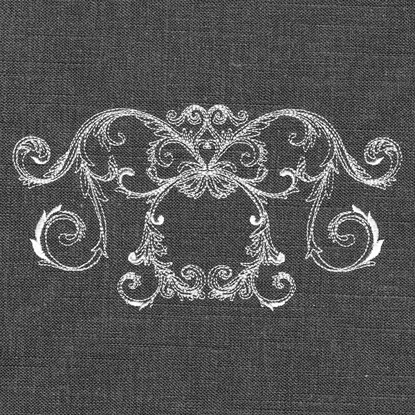 Baroque Cameo Border (Whitework) - Image 4