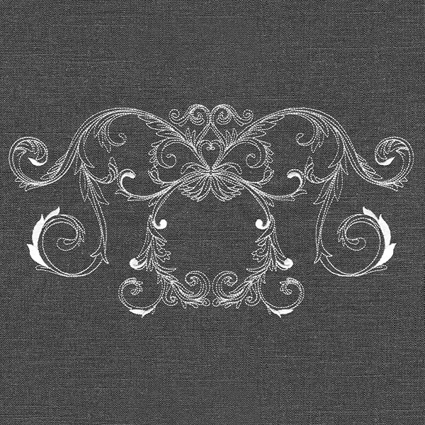 Baroque Cameo Border (Whitework) - Image 5