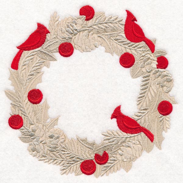 Baroque Cardinal Wreath - Image 2