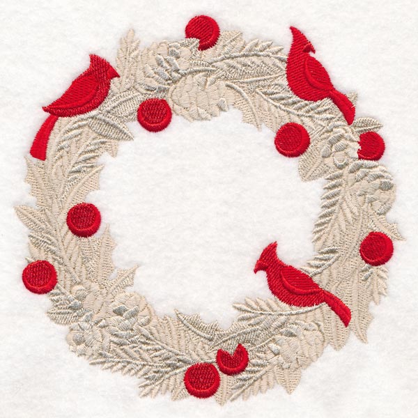 Baroque Cardinal Wreath - Image 3