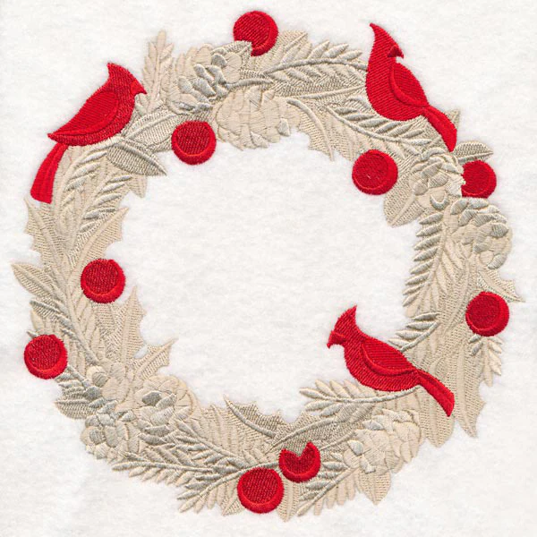 Baroque Cardinal Wreath - Image 6