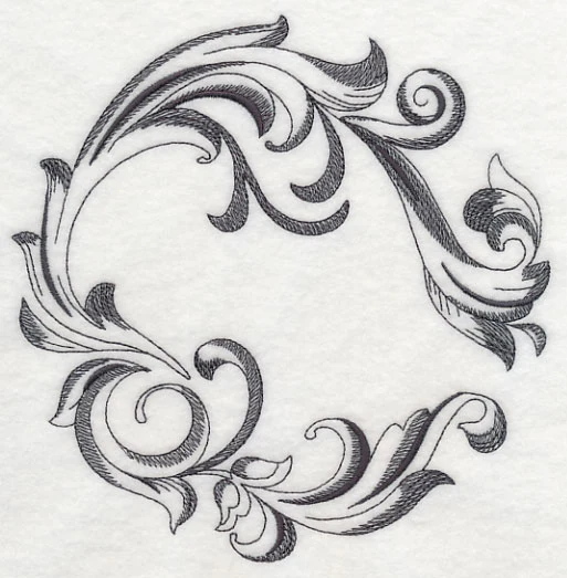 Baroque Circle Frame - Image 2