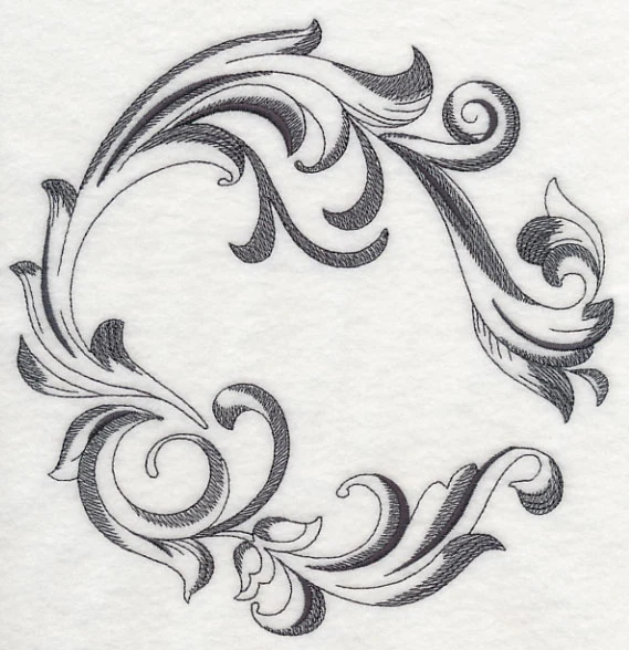 Baroque Circle Frame - Image 6