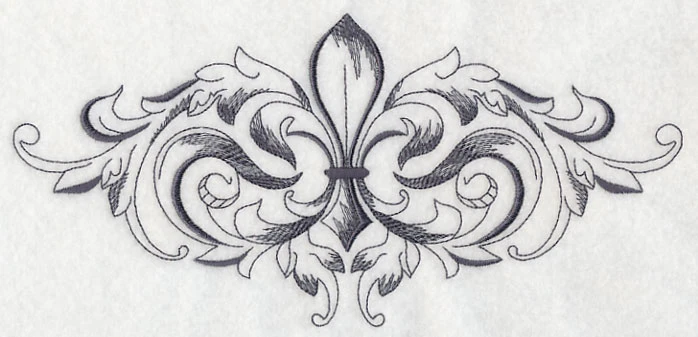 Baroque Fleur de Lis Spray - Image 2