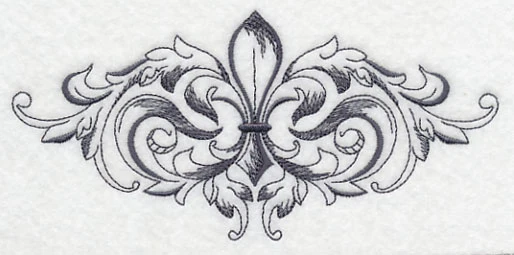 Baroque Fleur de Lis Spray - Image 4