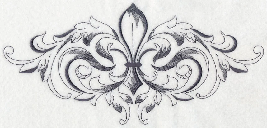 Baroque Fleur de Lis Spray - Image 5
