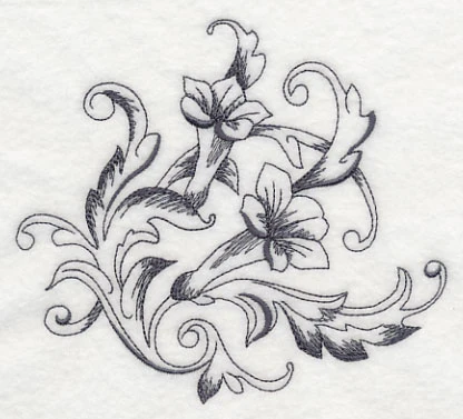 Baroque Trumpet Vine Flourish - Image 3