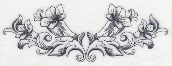 Baroque Trumpet Vine Spray - Image 3