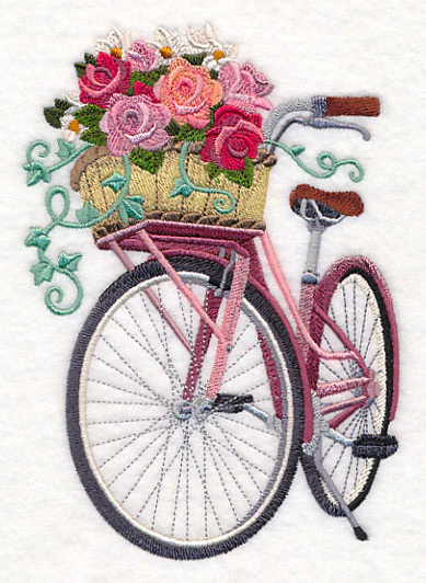Basket of Blooms Bicycle - Image 3