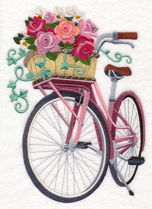 Basket of Blooms Bicycle - Image 4