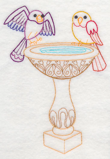 Bath Time Bird 2 (Vintage) - Image 3