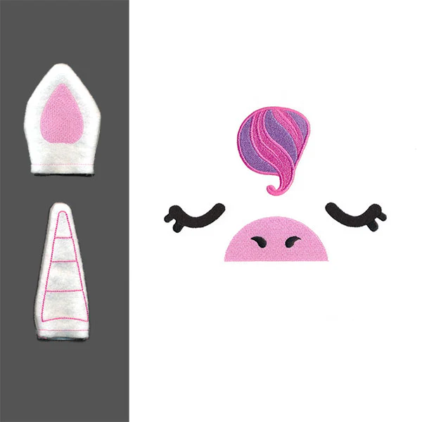 Bath Time Magic Unicorn Towel (In-the-Hoop) - Image 2