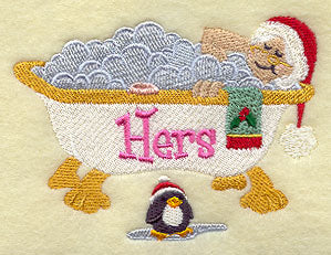 Bathing Mrs. Claus - Hers - Image 2