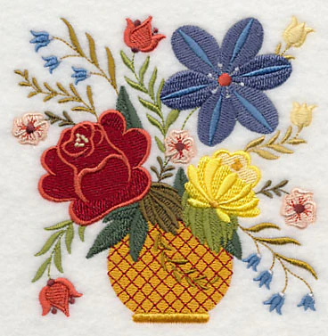 Bavarian Folk Art Bouquet - Image 4