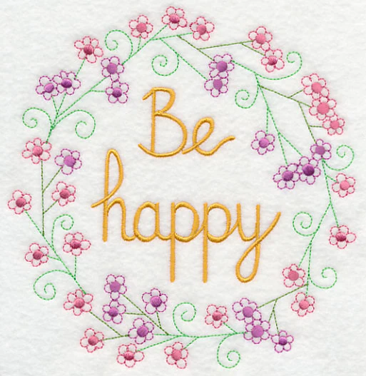 Be Happy Wreath - Image 2