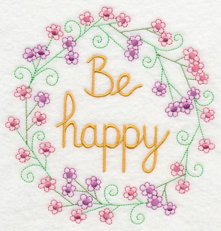 Be Happy Wreath - Image 3