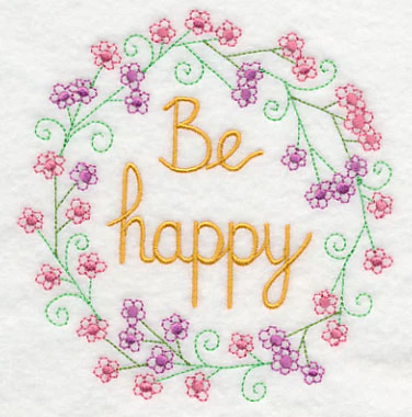 Be Happy Wreath - Image 4
