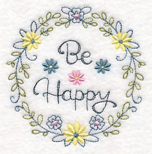 Be Happy Wreath (Vintage) - Image 5