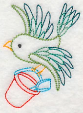 Beach Bum Bird with Pail (Vintage) - Image 2