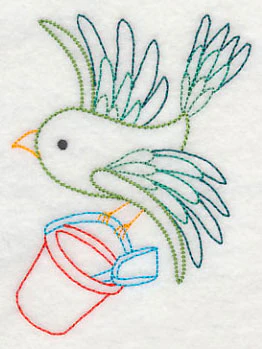 Beach Bum Bird with Pail (Vintage) - Image 3