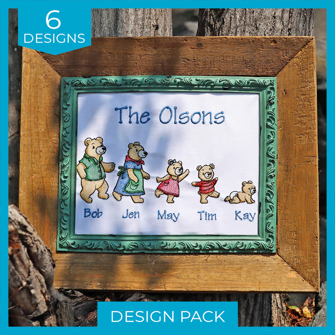 Marching Bear Family Design Pack - Image 4