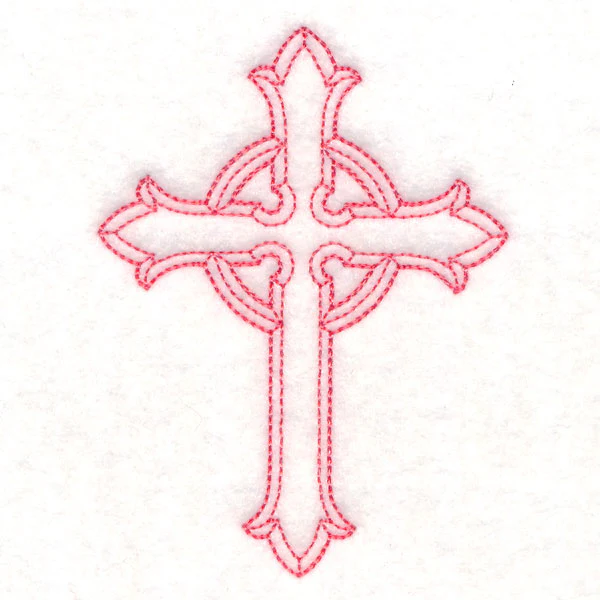 Beautiful Beveled Cross (Vintage) - Image 4