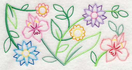 Beautiful Blossom Bunch Border (Vintage) - Image 2