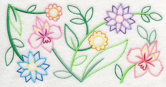 Beautiful Blossom Bunch Border (Vintage) - Image 6