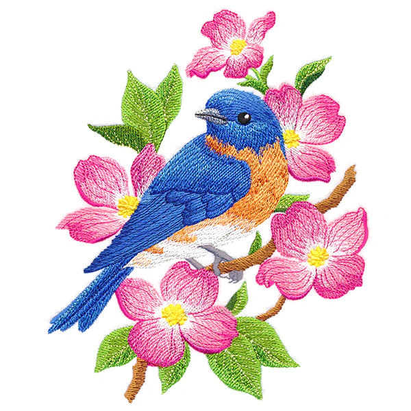 Beautiful Bluebird in Blooms - Image 3