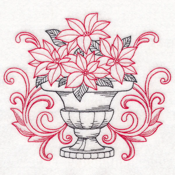 Beautiful Christmas - Poinsettia Bouquet - Image 2