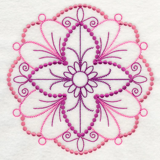 Beautiful Medallion Circle (Candlewicking) - Image 2