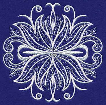 Beauty and Grace Flourish (Whitework) - Image 4