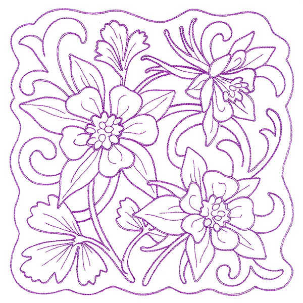 Beauty in a Stitch - Columbine - Image 5