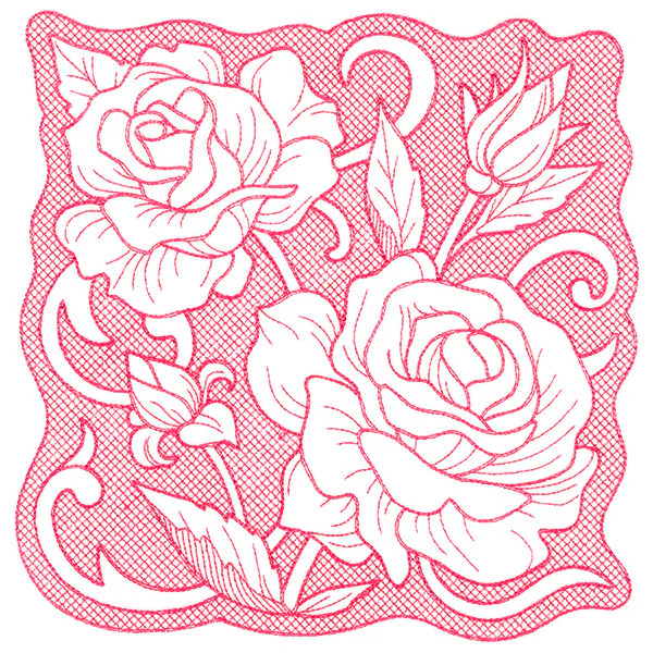 Beauty in a Stitch - Tea Rose (Trapunto) - Image 5